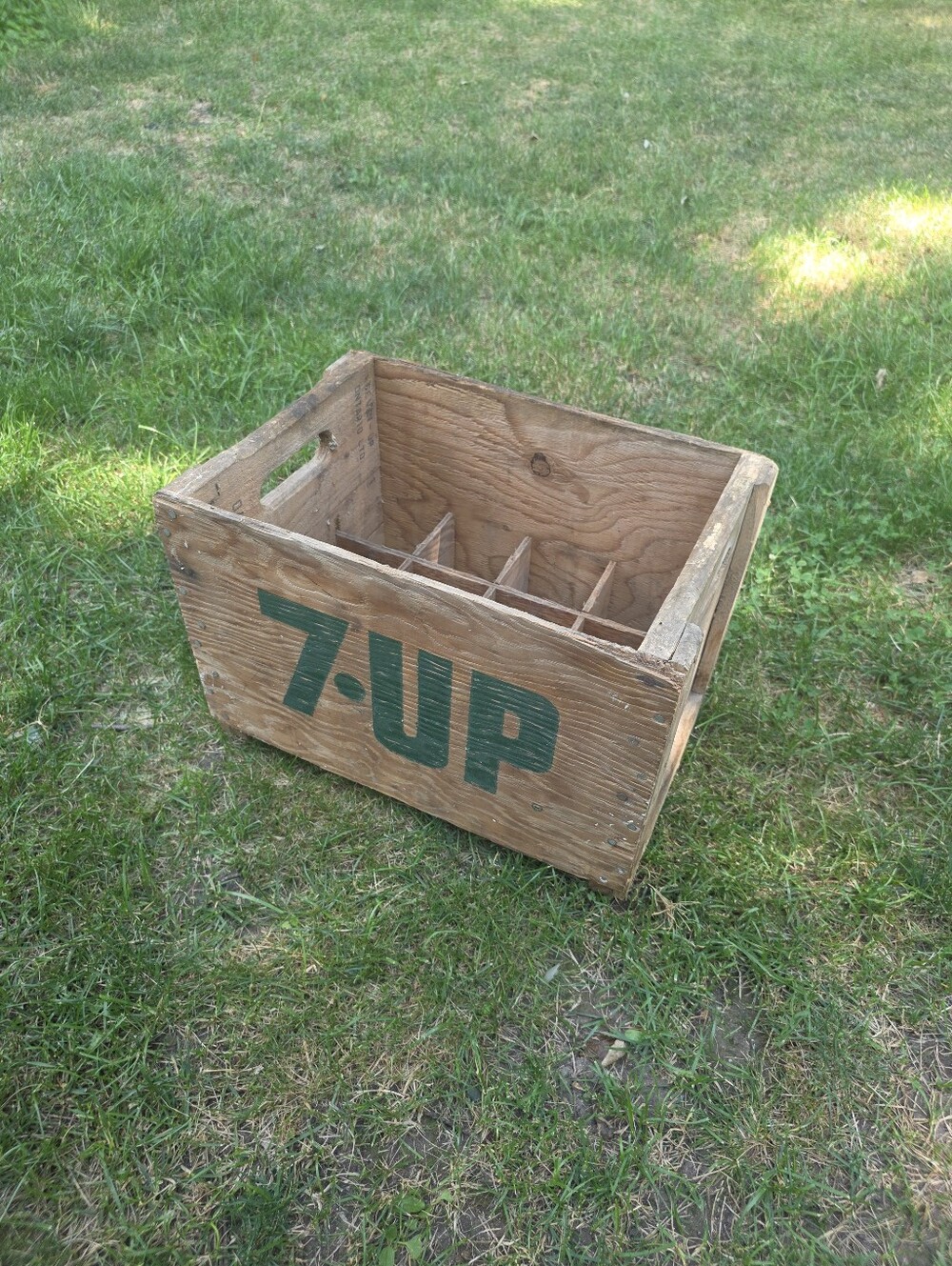 Vintage Wooden 7 Up Pop Crate